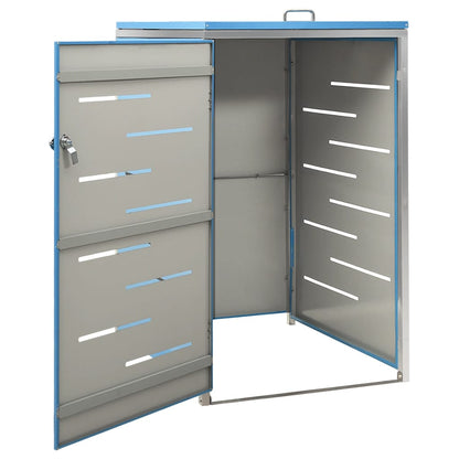 Mülltonnenbox für 1 Tonne 69x77,5x112,5 cm Edelstahl - Pazzar.ch