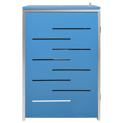 Mülltonnenbox für 1 Tonne 69x77,5x112,5 cm Edelstahl - Pazzar.ch