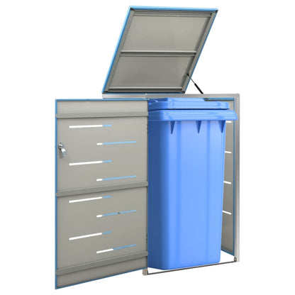 Mülltonnenbox für 1 Tonne 69x77,5x112,5 cm Edelstahl - Pazzar.ch