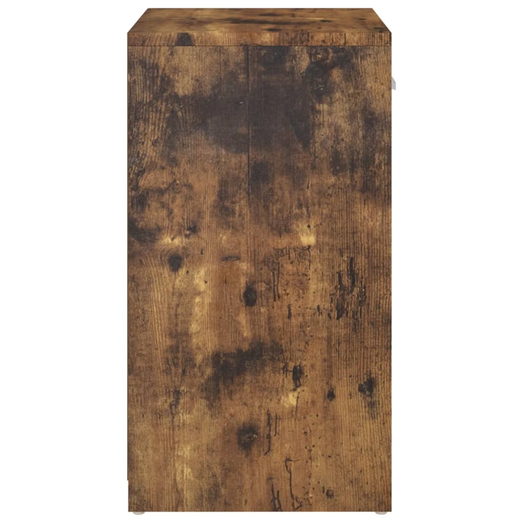 Schuhbank Räuchereiche 94,5x31x57 cm Holzwerkstoff - Pazzar.ch