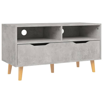 TV-Schrank Betongrau 90x40x48,5 cm Holzwerkstoff - Pazzar.ch