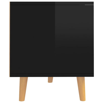 TV-Schrank Hochglanz-Schwarz 90x40x48,5 cm Holzwerkstoff - Pazzar.ch