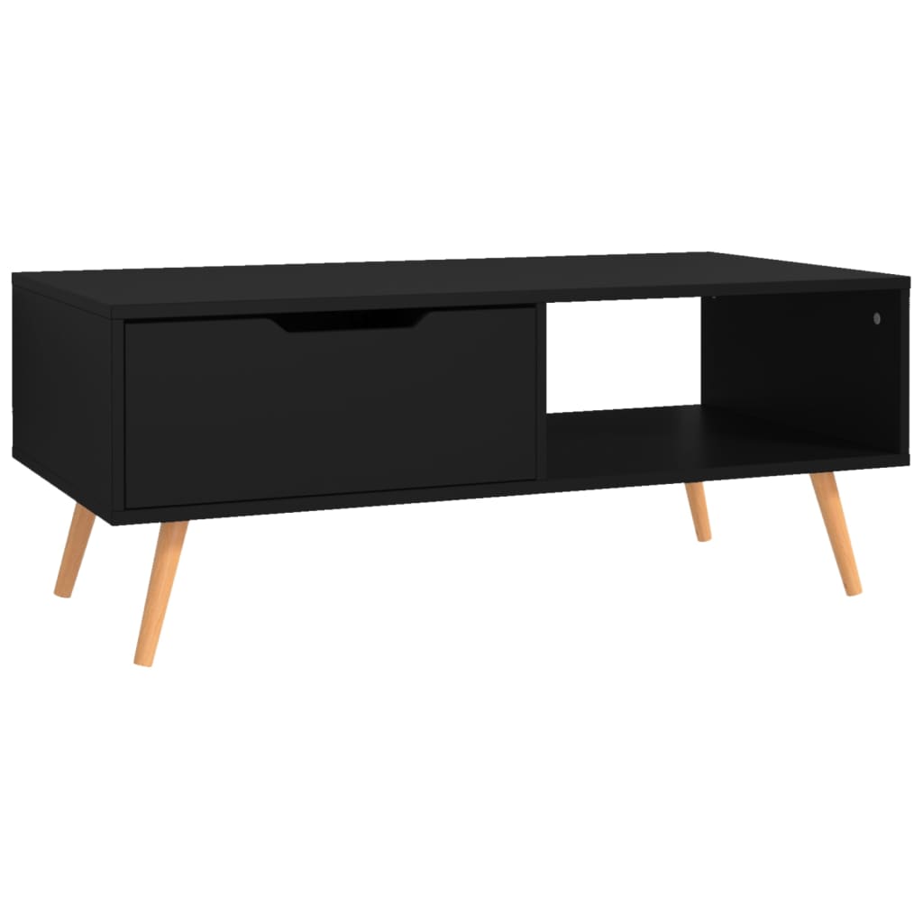 Couchtisch Schwarz 100x49,5x43 cm Holzwerkstoff - Pazzar.ch