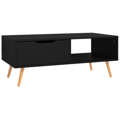 Couchtisch Schwarz 100x49,5x43 cm Holzwerkstoff - Pazzar.ch