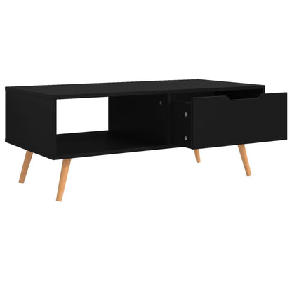 Couchtisch Schwarz 100x49,5x43 cm Holzwerkstoff - Pazzar.ch