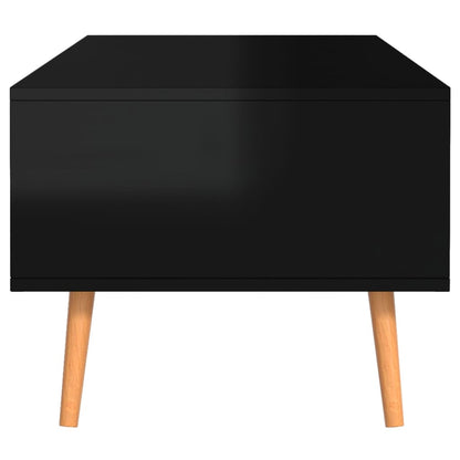 Couchtisch Hochglanz-Schwarz 100x49,5x43 cm Holzwerkstoff - Pazzar.ch