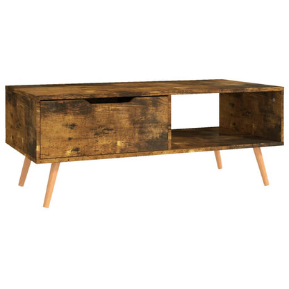 Couchtisch Räuchereiche 100x49,5x43 cm Holzwerkstoff - Pazzar.ch