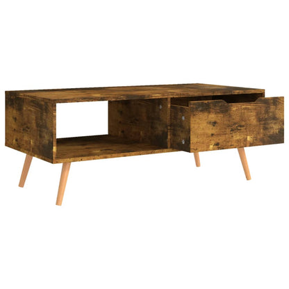Couchtisch Räuchereiche 100x49,5x43 cm Holzwerkstoff - Pazzar.ch