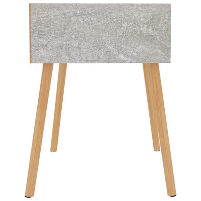 Nachttisch Betongrau 40x40x56 cm Holzwerkstoff - Pazzar.ch