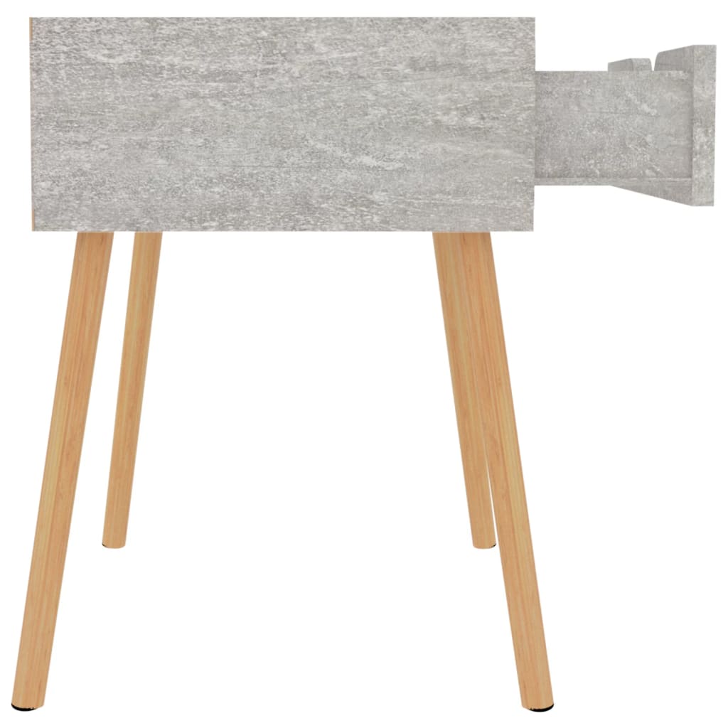 Nachttische 2 Stk. Betongrau 40x40x56 cm Holzwerkstoff - Pazzar.ch