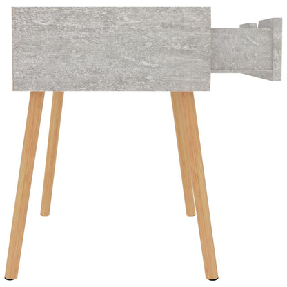 Nachttische 2 Stk. Betongrau 40x40x56 cm Holzwerkstoff - Pazzar.ch