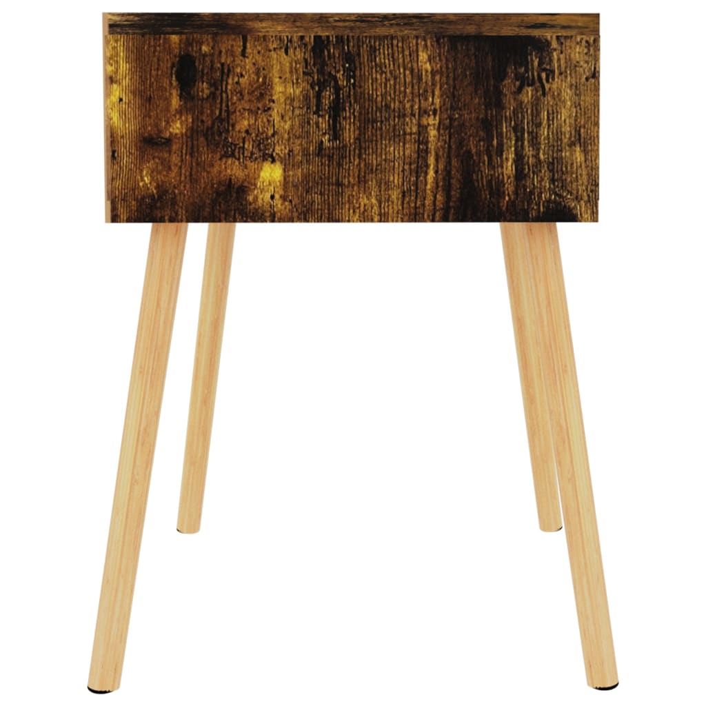 Nachttisch Räuchereiche 40x40x56 cm Holzwerkstoff - Pazzar.ch