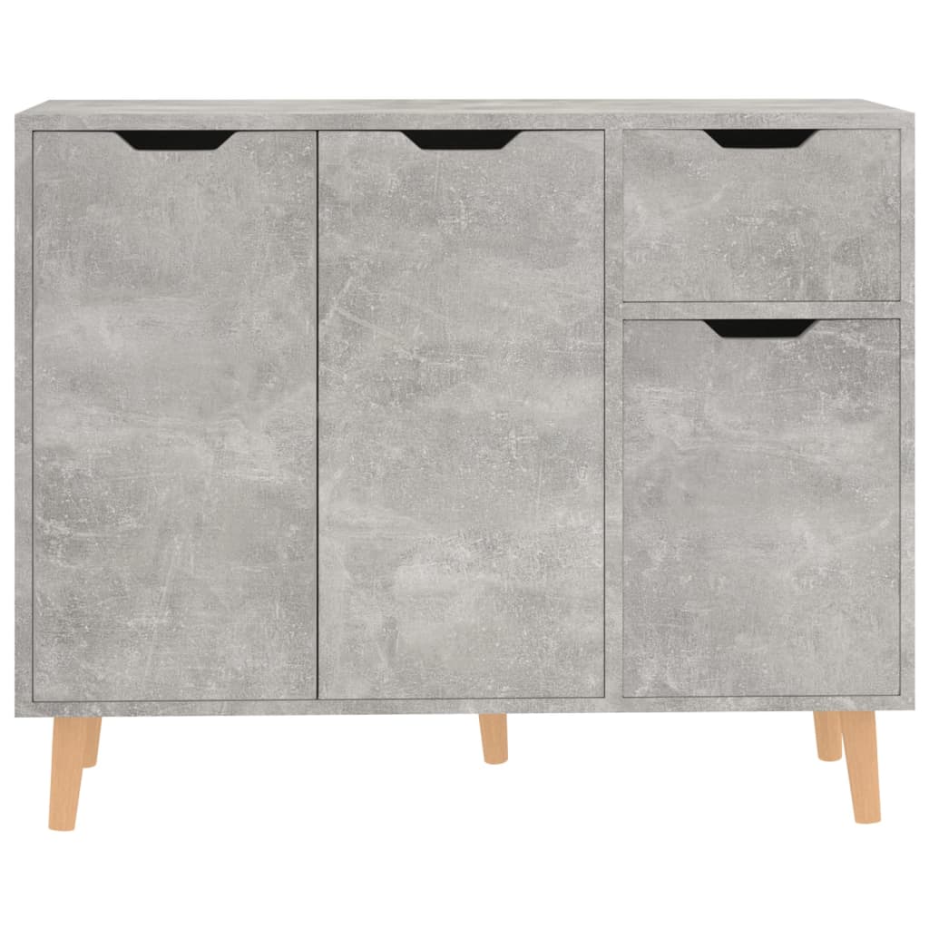 Sideboard Betongrau 90x30x72 cm Holzwerkstoff - Pazzar.ch