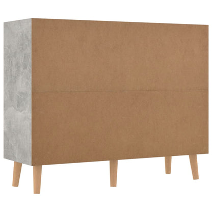 Sideboard Betongrau 90x30x72 cm Holzwerkstoff - Pazzar.ch