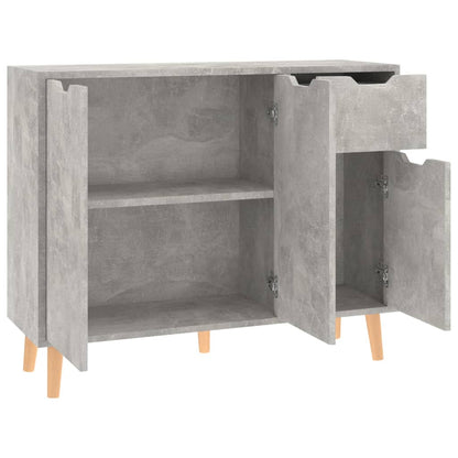 Sideboard Betongrau 90x30x72 cm Holzwerkstoff - Pazzar.ch