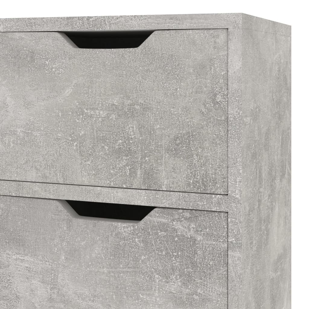 Sideboard Betongrau 90x30x72 cm Holzwerkstoff - Pazzar.ch