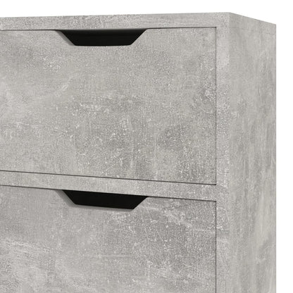 Sideboard Betongrau 90x30x72 cm Holzwerkstoff - Pazzar.ch
