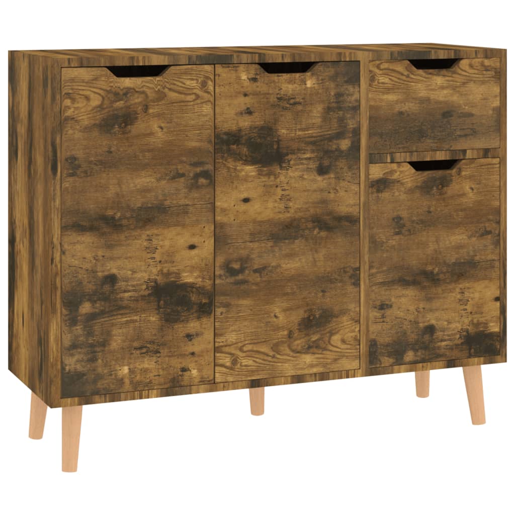 Sideboard Räuchereiche 90x30x72 cm Holzwerkstoff - Pazzar.ch