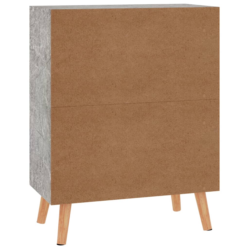 Sideboard Betongrau 60x30x72 cm Holzwerkstoff - Pazzar.ch
