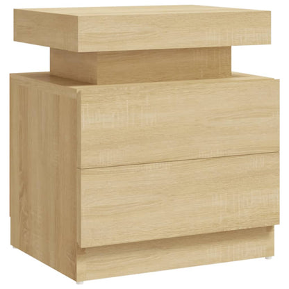 Nachttisch Sonoma-Eiche 45x35x52 cm Holzwerkstoff - Pazzar.ch