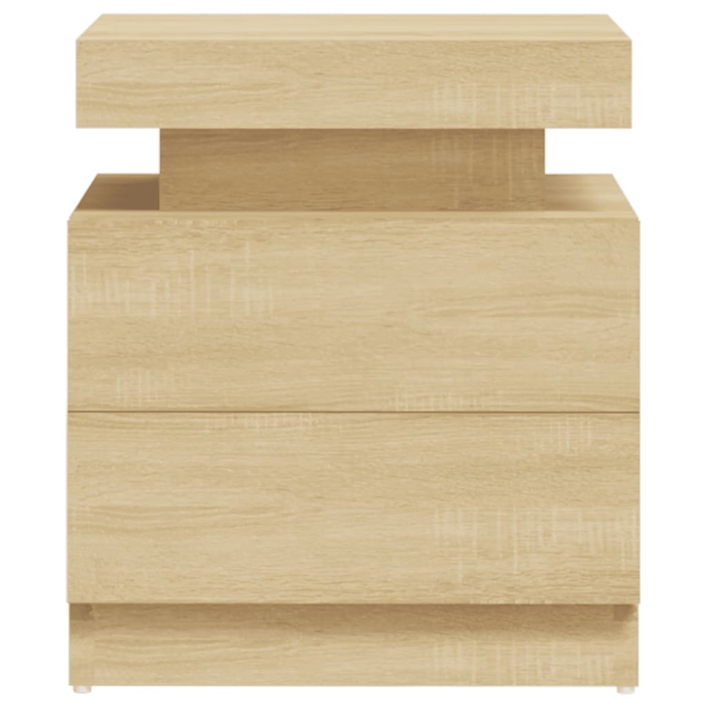 Nachttisch Sonoma-Eiche 45x35x52 cm Holzwerkstoff - Pazzar.ch