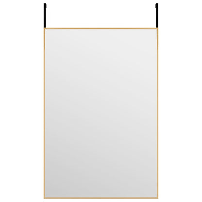 Türspiegel Golden 40x60 cm Glas und Aluminium - Pazzar.ch