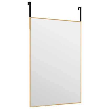 Türspiegel Golden 40x60 cm Glas und Aluminium - Pazzar.ch