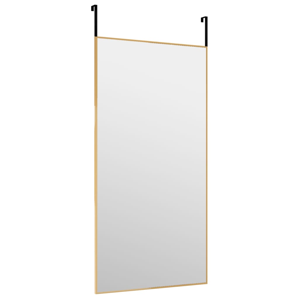 Türspiegel Golden 40x80 cm Glas und Aluminium - Pazzar.ch
