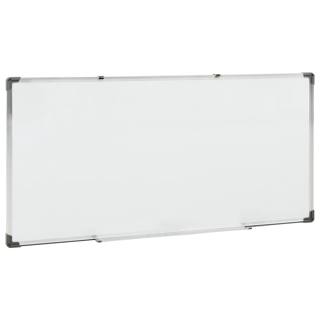 Magnetisches Whiteboard Weiß 110x60 cm Stahl - Pazzar.ch