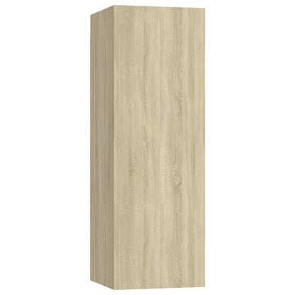 TV-Schränke 2 Stk. Sonoma-Eiche 30,5x30x90 cm Holzwerkstoff - Pazzar.ch