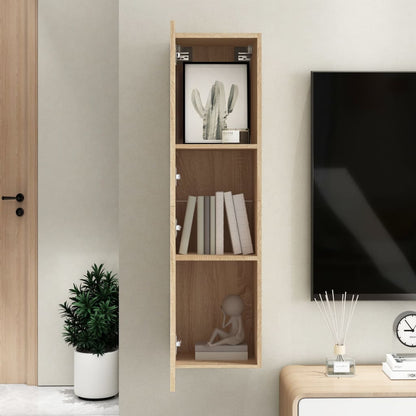 TV-Schrank Sonoma-Eiche 30,5x30x110 cm Holzwerkstoff - Pazzar.ch
