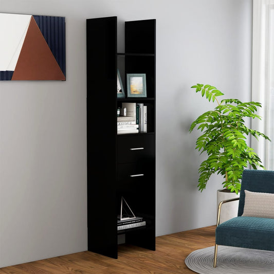Bücherregal Schwarz 40x35x180 cm Holzwerkstoff - Pazzar.ch