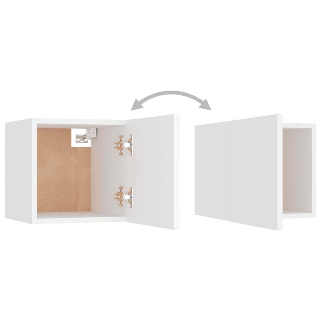 TV-Wandschrank Weiß 30,5x30x30 cm - Pazzar.ch