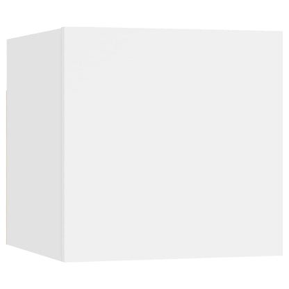TV-Wandschränke 2 Stk. Weiß 30,5x30x30 cm - Pazzar.ch
