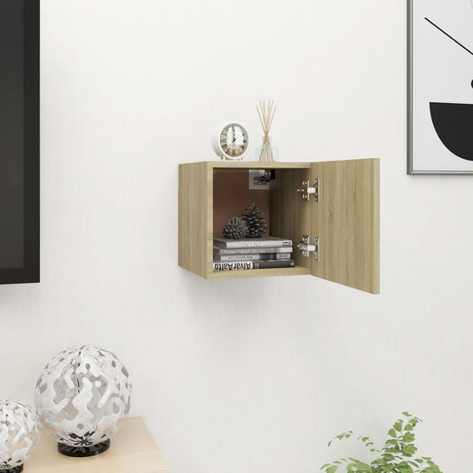 TV-Wandschrank Sonoma-Eiche 30,5x30x30 cm - Pazzar.ch