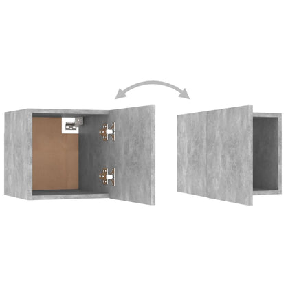 TV-Wandschrank Betongrau 30,5x30x30 cm - Pazzar.ch