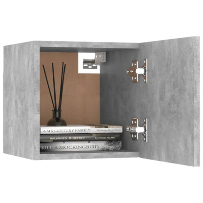 TV-Wandschränke 2 Stk. Betongrau 30,5x30x30 cm - Pazzar.ch