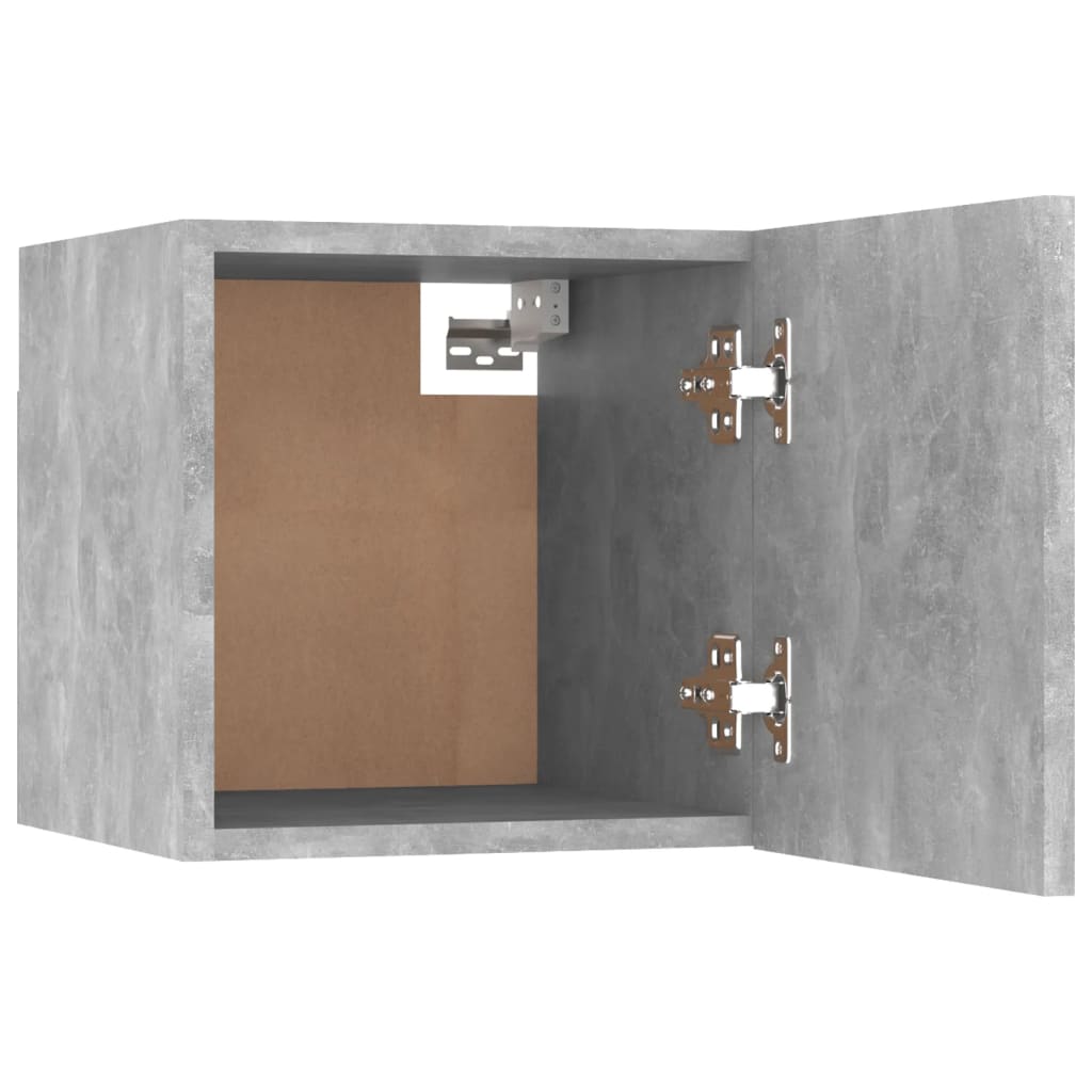 TV-Wandschränke 2 Stk. Betongrau 30,5x30x30 cm - Pazzar.ch
