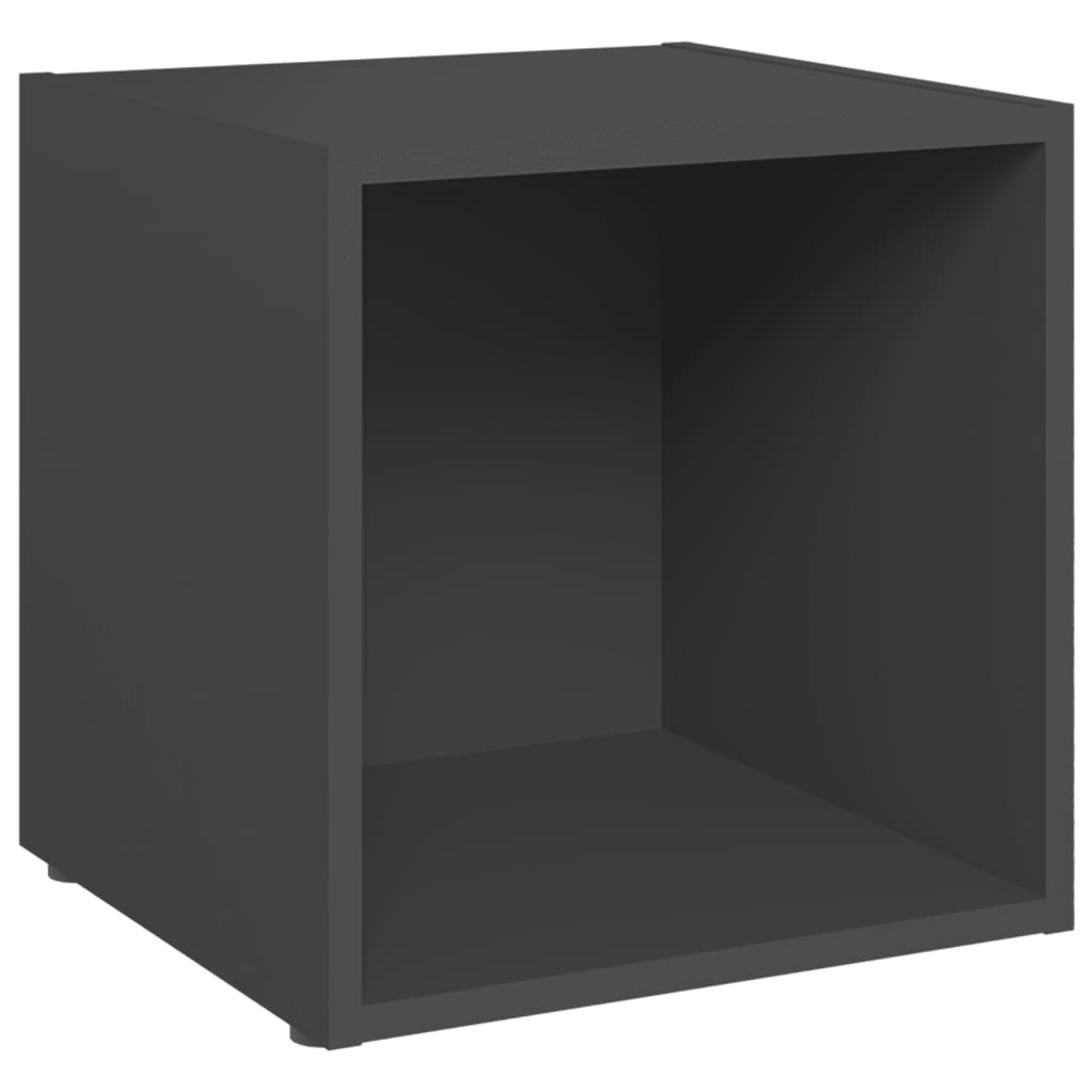 TV-Schränke 2 Stk. Grau 37x35x37 cm Holzwerkstoff - Pazzar.ch