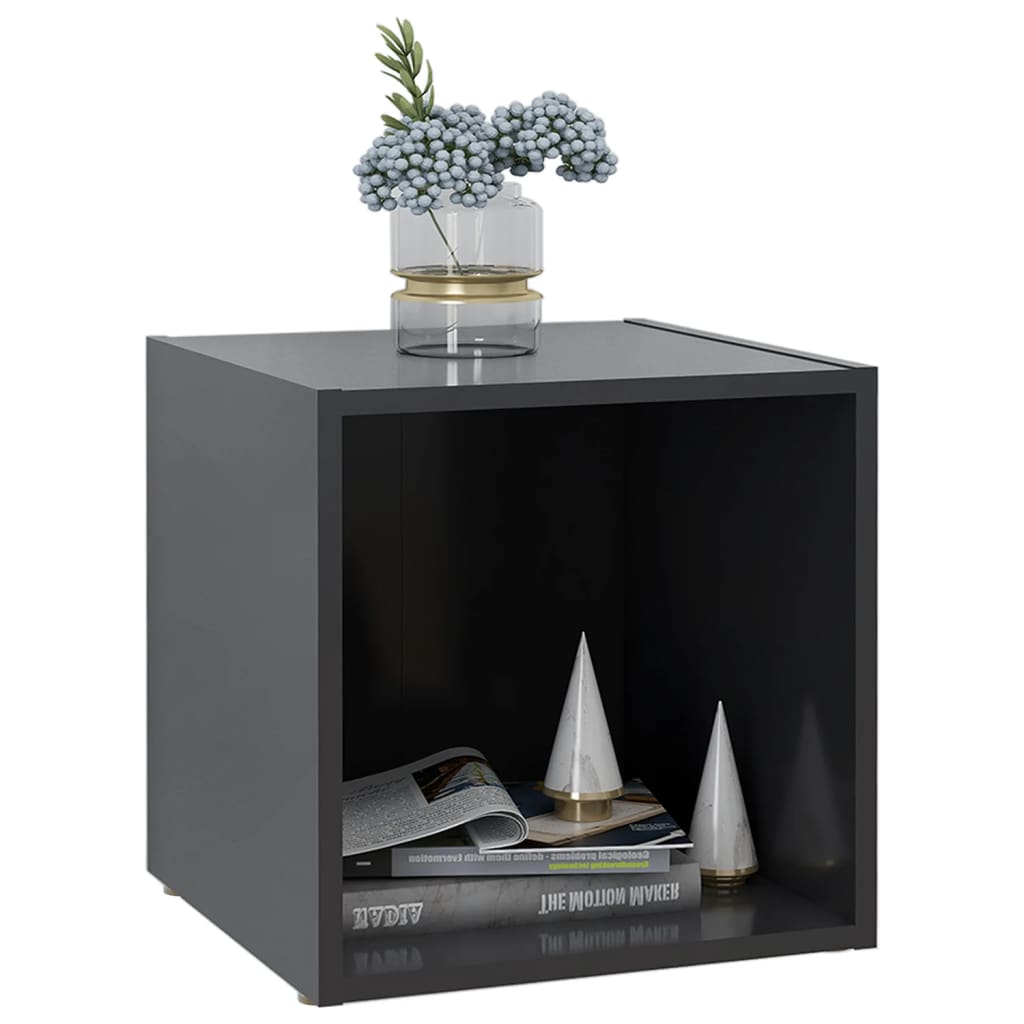 TV-Schränke 4 Stk. Grau 37x35x37 cm Holzwerkstoff - Pazzar.ch