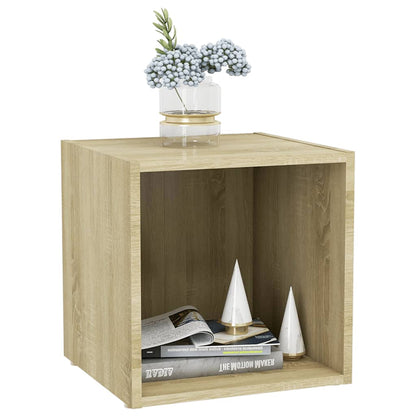 TV-Schränke 4 Stk. Sonoma-Eiche 37x35x37 cm Holzwerkstoff - Pazzar.ch