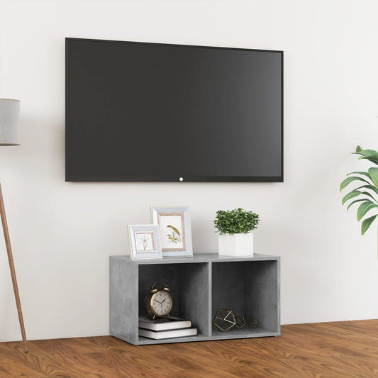 TV-Schrank Betongrau 72x35x36,5 cm Holzwerkstoff - Pazzar.ch