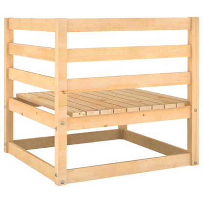 Gartensofa 2-Sitzer mit Kissen Kiefer Massivholz - Pazzar.ch