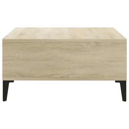 Couchtisch Sonoma-Eiche 60x60x30 cm Holzwerkstoff - Pazzar.ch