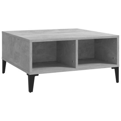 Couchtisch Betongrau 60x60x30 cm Holzwerkstoff - Pazzar.ch