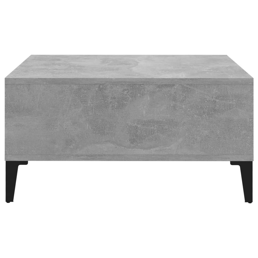 Couchtisch Betongrau 60x60x30 cm Holzwerkstoff - Pazzar.ch