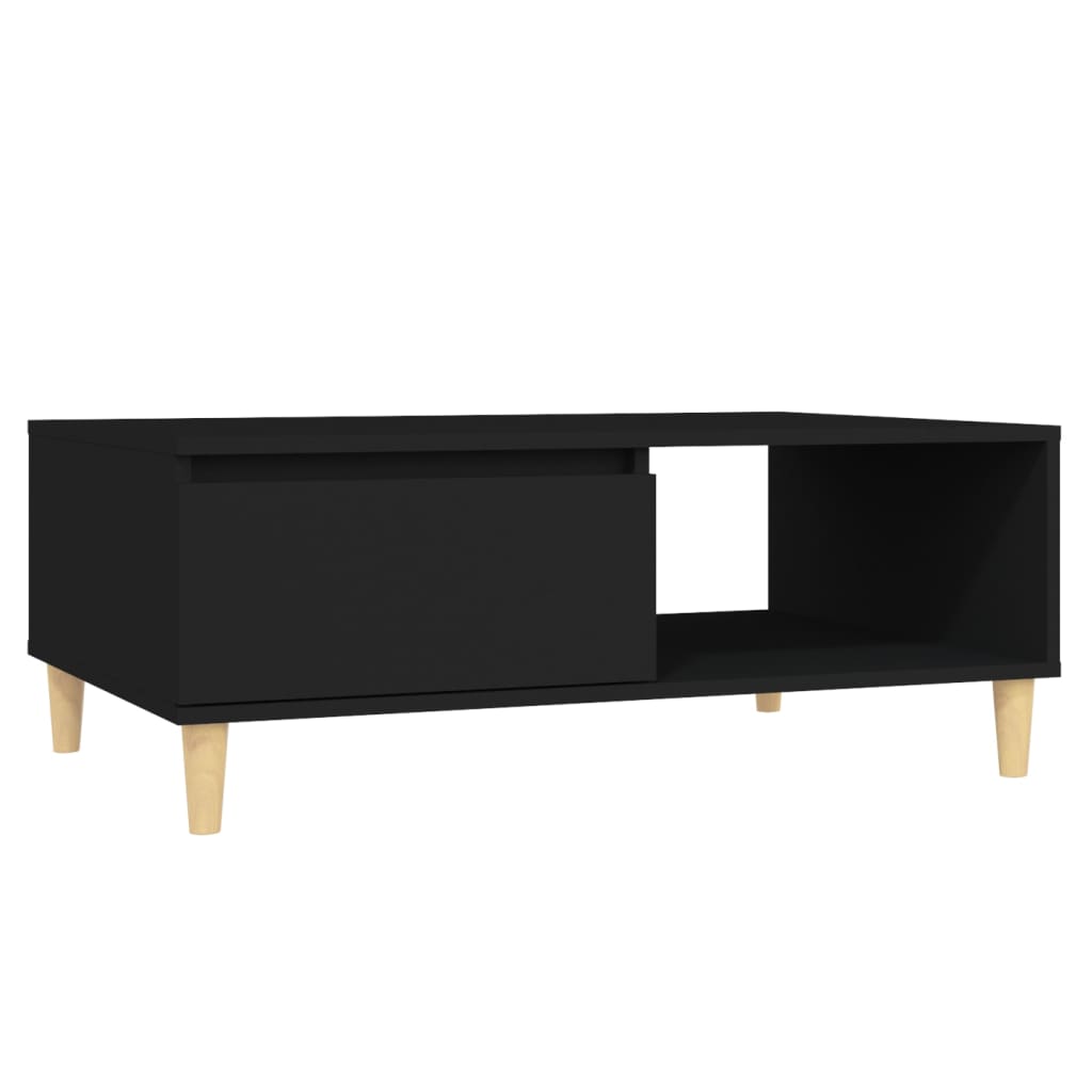 Couchtisch Schwarz 90x60x35 cm Holzwerkstoff - Pazzar.ch