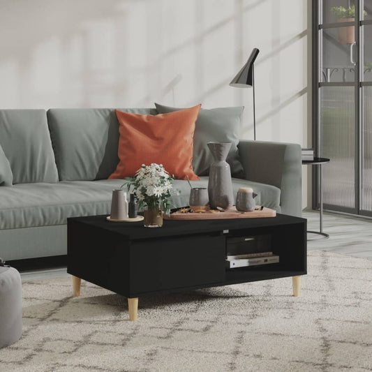 Couchtisch Schwarz 90x60x35 cm Holzwerkstoff - Pazzar.ch