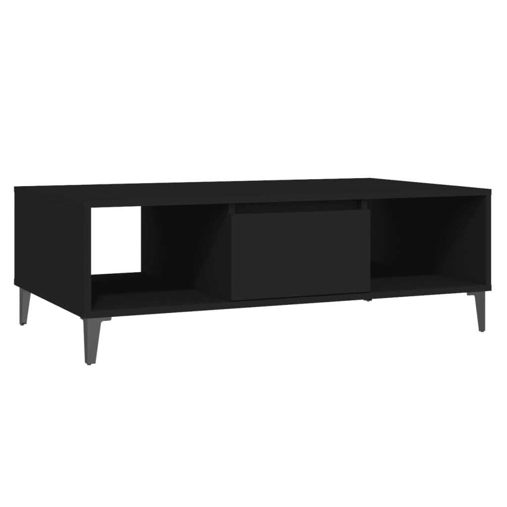 Couchtisch Schwarz 103,5x60x35 cm Holzwerkstoff - Pazzar.ch