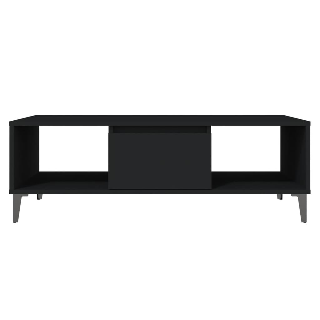 Couchtisch Schwarz 103,5x60x35 cm Holzwerkstoff